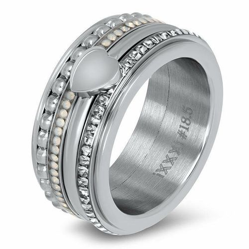 Visser kralen micro iXXXi Jewelry Basis Ring 10mm Zilverkleurig | iXXXi Basisringen |  www.ixxxishop.nl