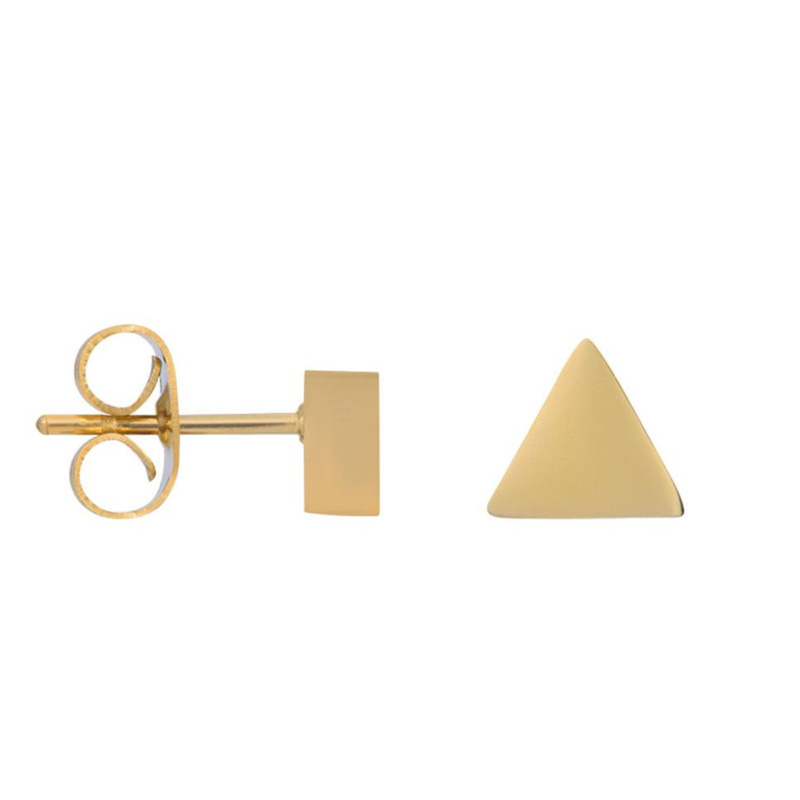 iXXXi Jewelry Ear studs Abstract Triangle Goudkleurig
