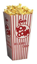 Popcornbekers 10 st.