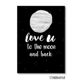 Love u to the moon and back | Kaart