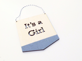 It's a Girl | Miniflag
