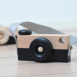 Houten Camera | Zwart