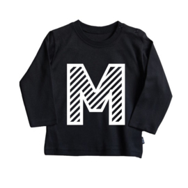 Striped Initial | Longsleeve