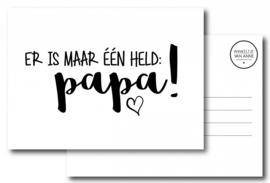 Er is maar één held: Papa | Kaart