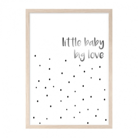 Little baby big love | Poster A3