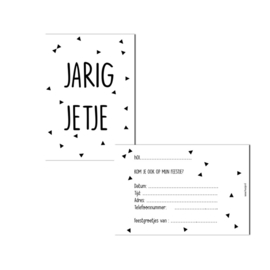 Jarig jetje | Uitnodiging