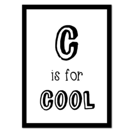 C is for Cool | Poster A4