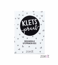 Kletspraat | Invulboek