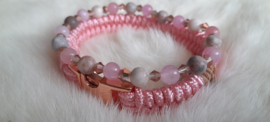 armbanden set  "il rosa"