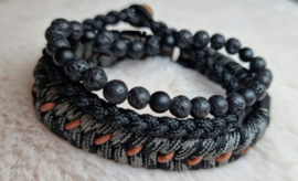 armbanden set  "il grigio"
