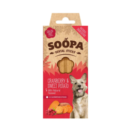 Soopa dental sticks veenbes & zoete aardappel