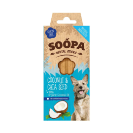 Soopa dental sticks kokosnoot & chia zaadjes