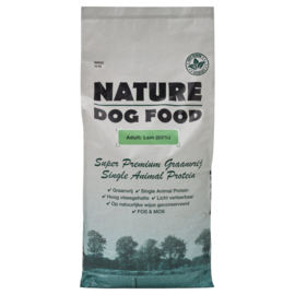 Nature Dog Food lam en munt 12kg