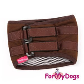 ForMyDogs plasband bruin - mt 14