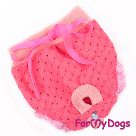 ForMyDogs - loopsheidsbroekje roze