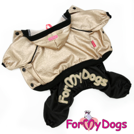 ForMyDogs - jumpsuit Gold /Black