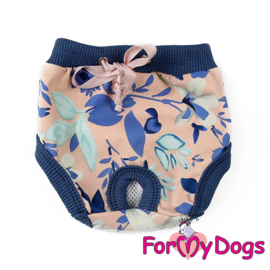 ForMyDogs loopsheidsbroekje - Lilies