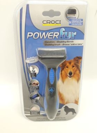 Croci - Shedding Brush Powerful Dog Long Hair Blue