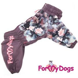 ForMyDogs - Frenchie/pugs Regenjas "Lotos" paars, Female