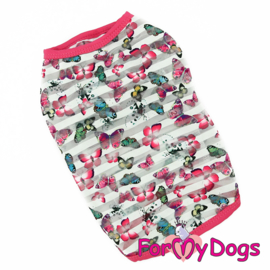 ForMyDogs - T-shirt "Butterflies" - Pink