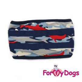 ForMyDogs plasband cameo blauw