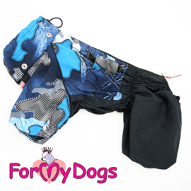 ForMyDogs - Raincoat Blue , Male - Mt 22