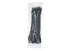 Womi Kabelbinders 300x4.8mm zwart 100 stuks