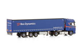 Bos Dynamics; DAF XG+ 4X2 TRIDEC CURTAINSIDE TRAILER - 3 AXLE
