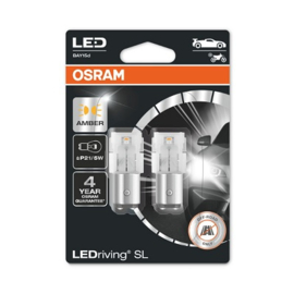 Osram LED P21/5W (Kleur: Amber)