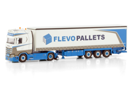 FLEVOPALLETS; SCANIA S HIGHLINE CS20H 4X2 CURTAINSIDE TRAILER - 3 AXLE
