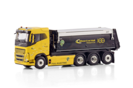 Millenaar en van Schaik Transport; VOLVO FH5 SLEEPER CAB ELECTRIC 8X4 TIPPER TRUCK