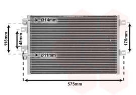 Condensor  Renault Kangoo