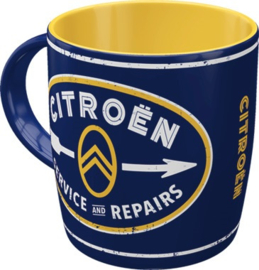 Retro koffiebeker Citroen Service & Repairs