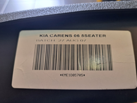 Kofferbakschaal Kia Carens 2006-2013