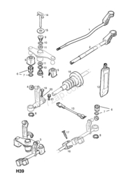 Reparatieset Schakelstang Versnelling Opel Tigra