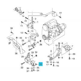 Motorsteun Daewoo Matiz 1998-2005