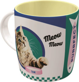 Retro koffiebeker Together Cats
