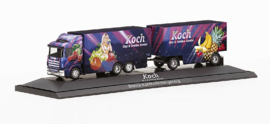 Scania 164 refrigerated box trailer "Koch"
