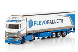 FLEVOPALLETS; SCANIA S HIGHLINE CS20H 4X2 CURTAINSIDE TRAILER - 3 AXLE