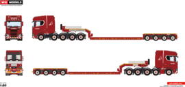 NOOTEBOOM RED LINE; SCANIA S HIGHLINE CS20H 10X4 LOW LOADER - 4 AXLE