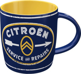 Retro koffiebeker Citroen Service & Repairs