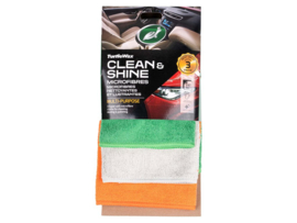 Turtle Wax 54694 Clean & Shine Microfibres 3 stuks