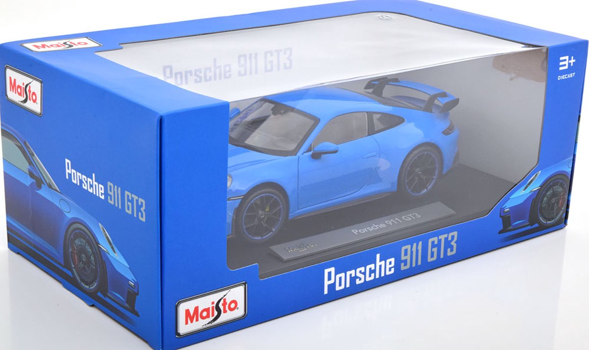 Porsche 911 GT3 Blauw
