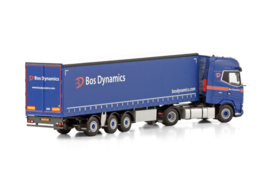 Bos Dynamics; DAF XG+ 4X2 TRIDEC CURTAINSIDE TRAILER - 3 AXLE