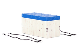 WSI Loads; HOGE HOUTEN KIST MET AFDEKZEIL(132X60X68 MM)
