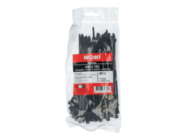 Womi Kabelbinders 150x3.6mm zwart 100 stuks