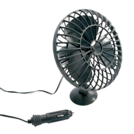 Ventilator 12 volt op zuignap 