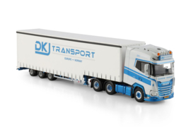 DKJ Transport; DAF XG+ 6X2 TAG AXLE SEMI WITH CURTAIN - 3 AXLE