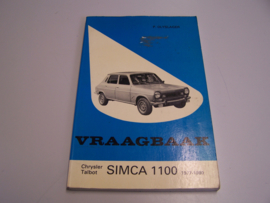 Vraagbaak Simca 1100          1977-1980