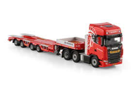 De Romein Groep; SCANIA S HIGHLINE CS20H 6X2 TWIN STEER SEMI WHEEL WELL LOW LOADER - 4 AXLE